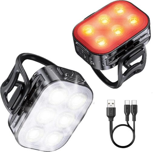 Fietslampjes Set - LED Voorlicht / Achterlicht