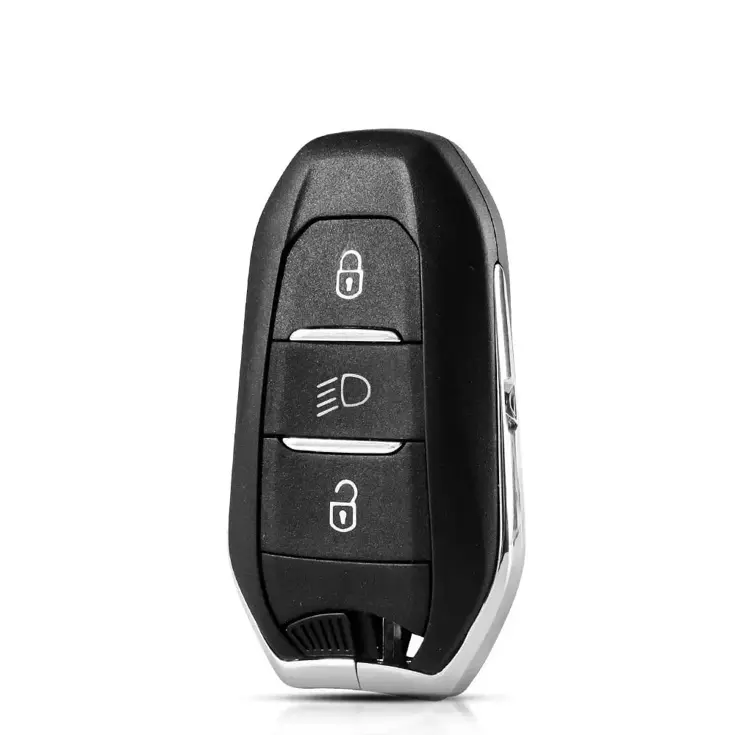 Smart key behuizing 3 knops geschikt voor Peugeot
