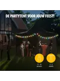 Partytent 3x3m - PT-7810 -  Premium - Antraciet