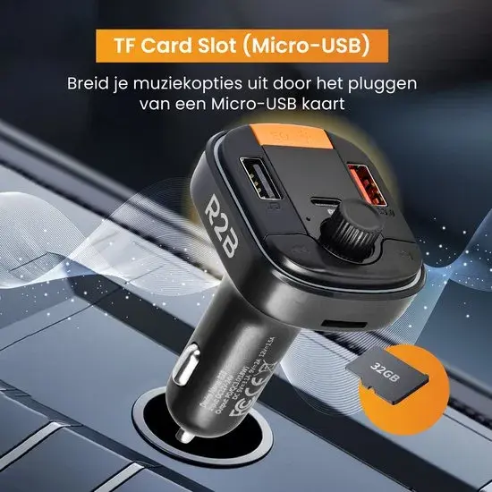 Bluetooth FM Transmitter Auto - Autolader