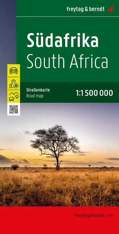 Wegenkaart F&B Zuid-Afrika, Krüger NP, Kaapstad 