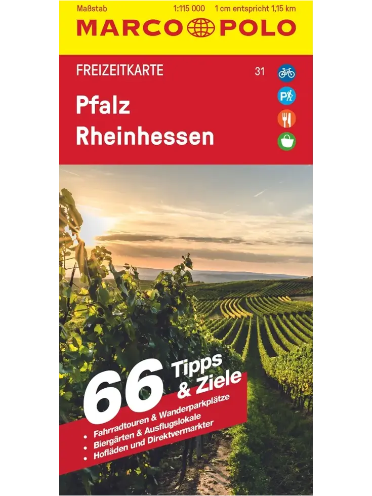 Toeristische kaart FZK 31 Pfalz