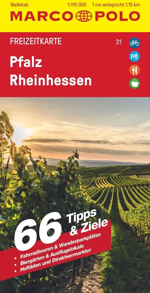 Toeristische kaart FZK 31 Pfalz