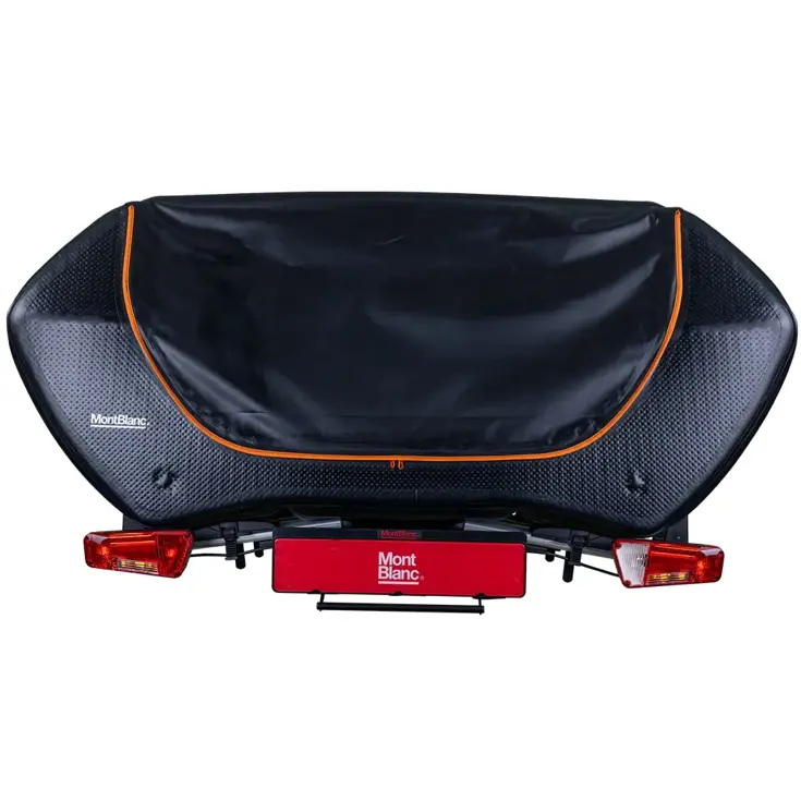 Senja trekhaakkoffer 300 liter+Sarek fietsendrager