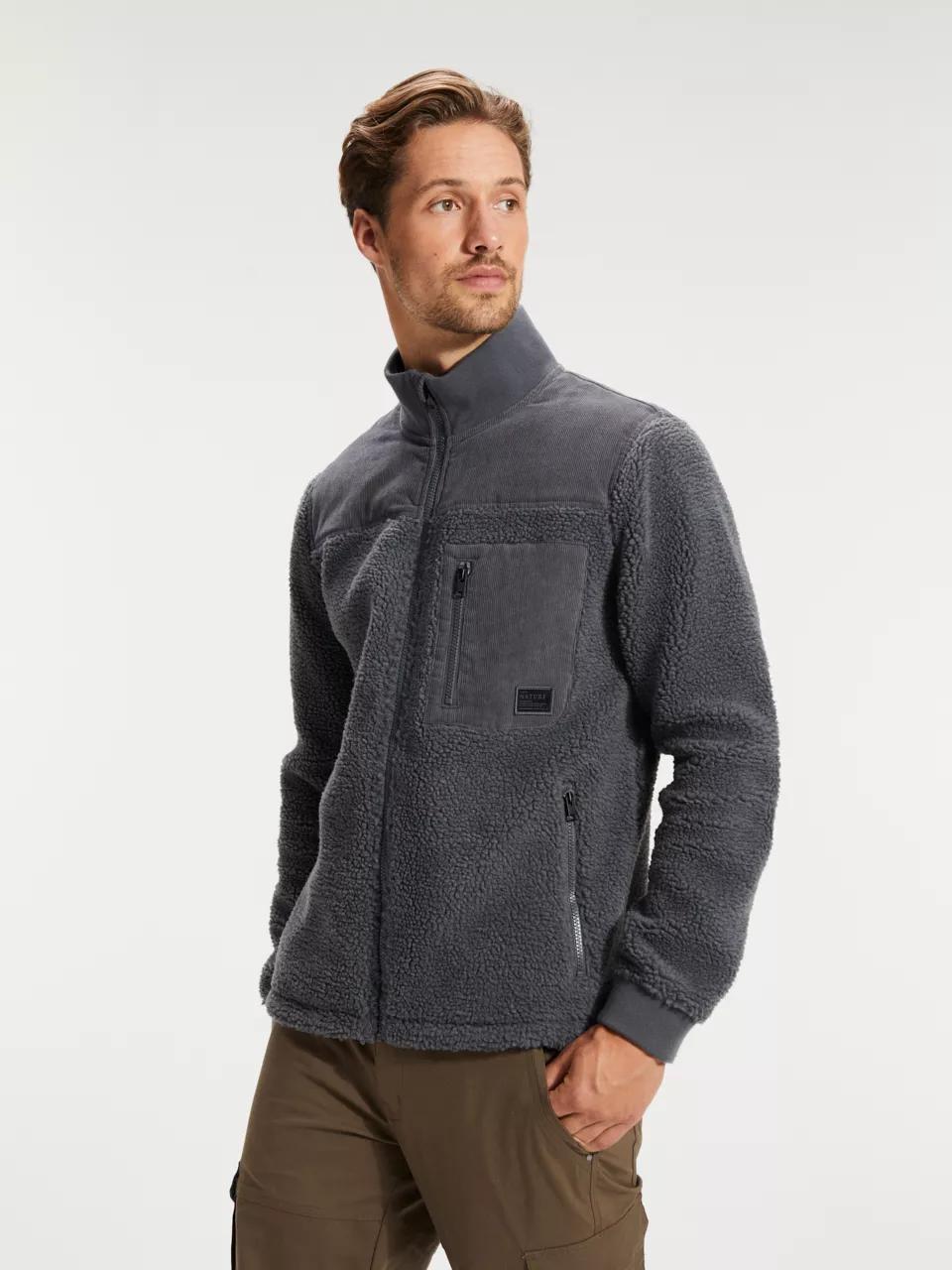 ANWB  Fisher  Fleecejack heren  Human Nature  Antraciet   S