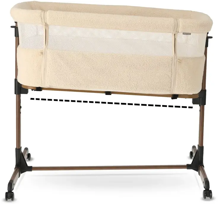 Snoozy Teddy Co Sleeper - Verstelbaar frame