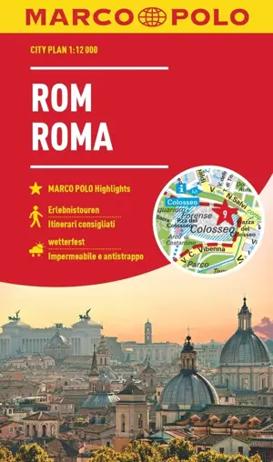 Marco Polo Kaart City Map Rome 1:12.000