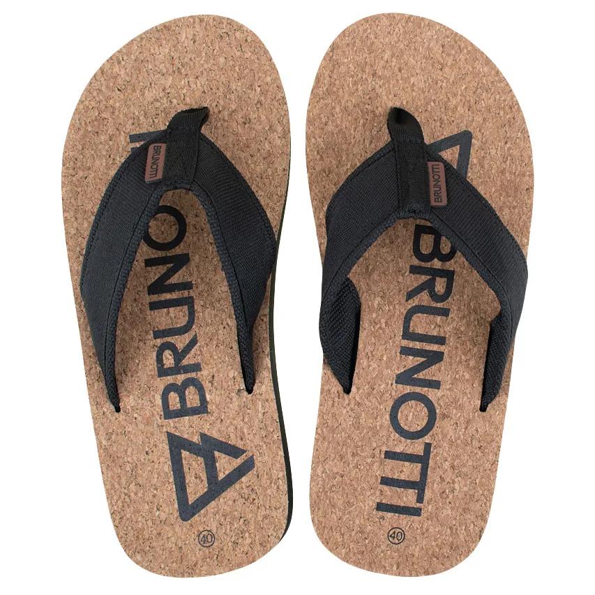 Brunotti   Teenslippers Miles  Heren  Zwart
