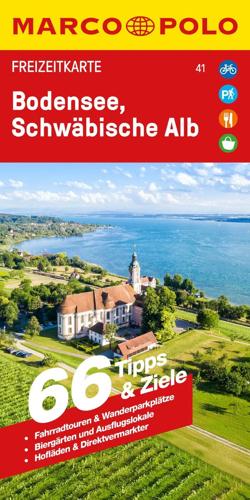 Toeristische kaart FZK41 Bodensee Schwab. Alb