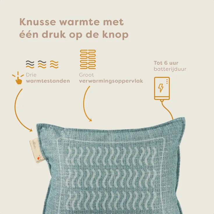 Pleafs Warmtekussen 45x60cm