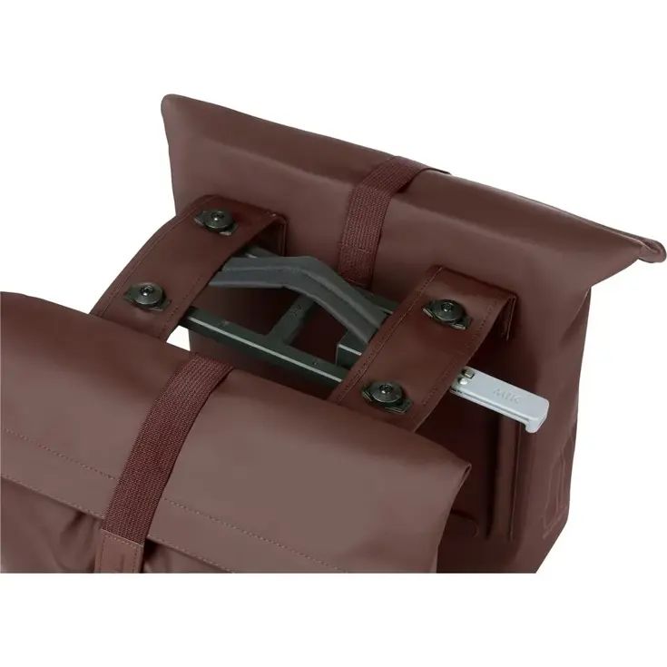 Basil Dubbele fietstas City MIK 28-32 liter