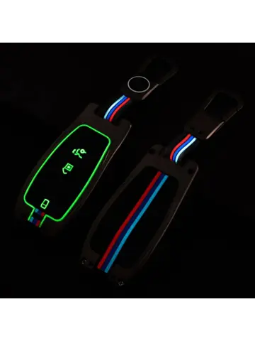 Metalen Sleutelhoesje voor Mercedes grijs B3