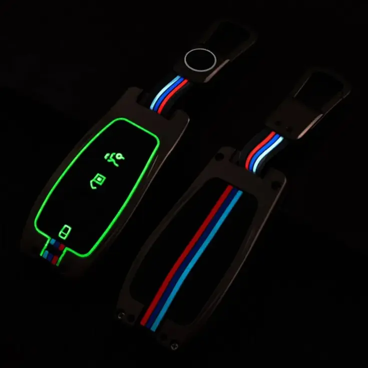 Metalen Sleutelhoesje voor Mercedes grijs B3