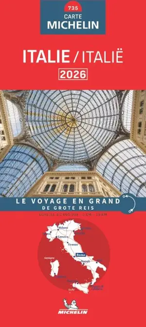 Michelin wegenkaart 735 Italië 2026 