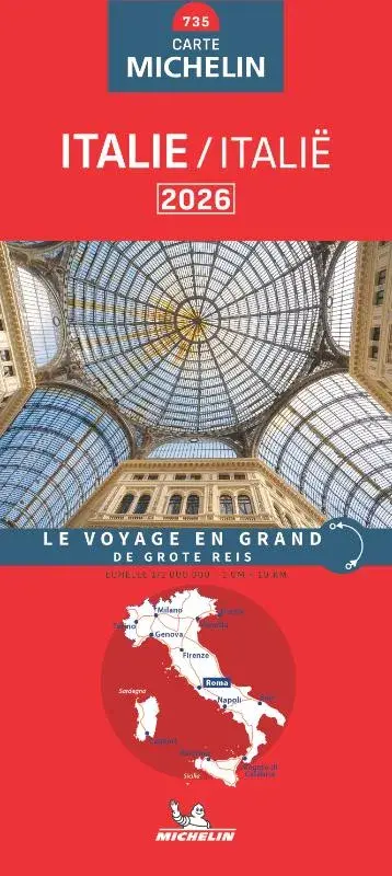 Michelin wegenkaart 735 Italië 2026 