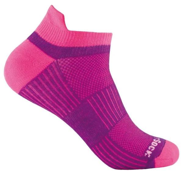 Wrightsock  Coolmesh Low Tab  sokken  Paars  Roze