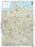 Wegenkaart Duitsland 1:700.000