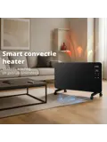 Slimme Paneelverwarmer -2000W - Zwart