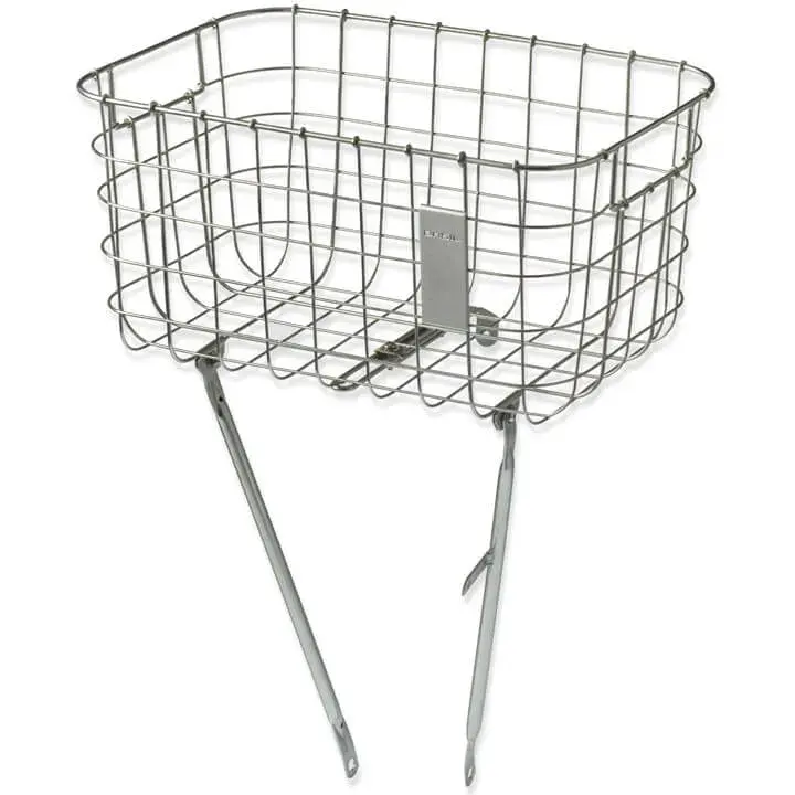Basil mand Robin 31L silver cloud 46x31x22cm