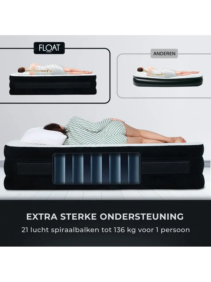 FLOAT Eenpersoons luchtbed - VersaVento