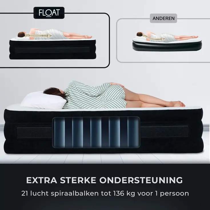 FLOAT Eenpersoons luchtbed - VersaVento