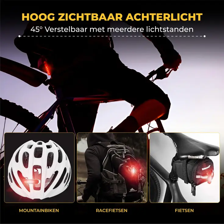 Fietsverlichting set 2400 lumen