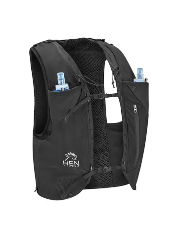 Hardlooprugzak met 2 waterflessen