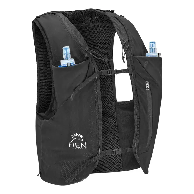 Hardlooprugzak met 2 waterflessen