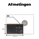 Denver DAB46DG DAB+/FM Radio Wekkerfunctie