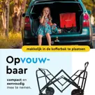 Bolderkar - Opvouwbaar -  80 KG