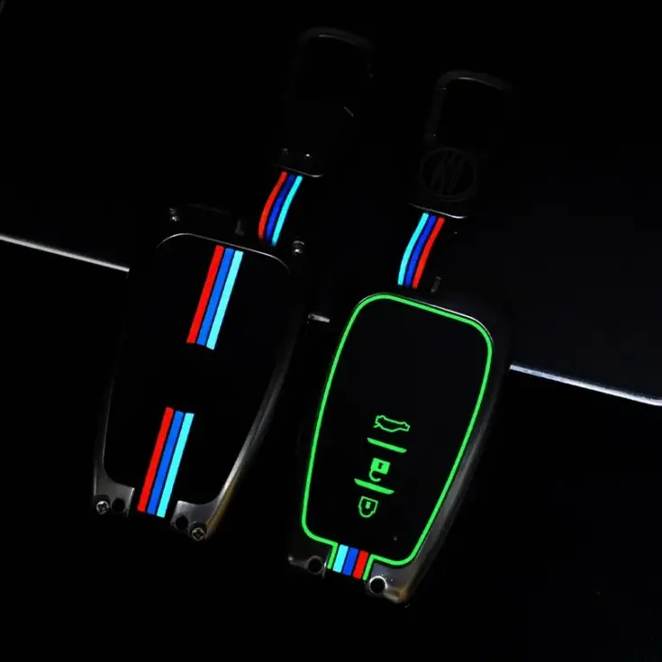 Metalen Sleutelhoesje voor Toyota grijs B3A
