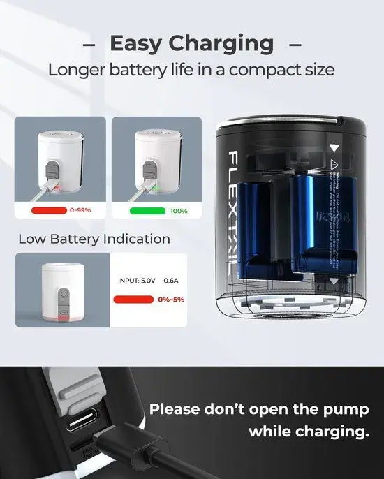 Flextail - Luchtbedpomp - Tiny Pump X2