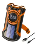 Noodradio met solar dynamo Bluetooth en powerbank