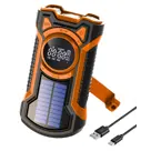 Noodradio met solar dynamo Bluetooth en powerbank