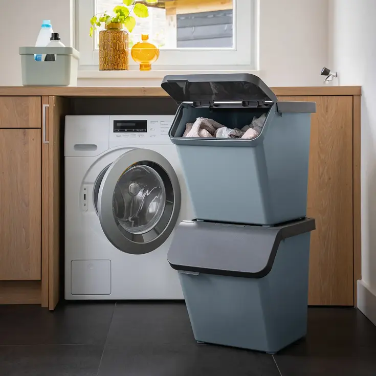 Sigma home - Prullenbak met deksel - 60L