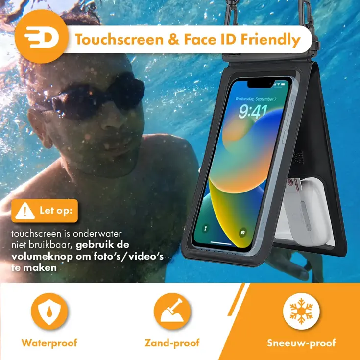 Drivv. Waterdicht Telefoonhoesje 2 In 1
