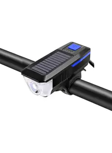 Fietsverlichting - zonnepaneel - Inclusief bel