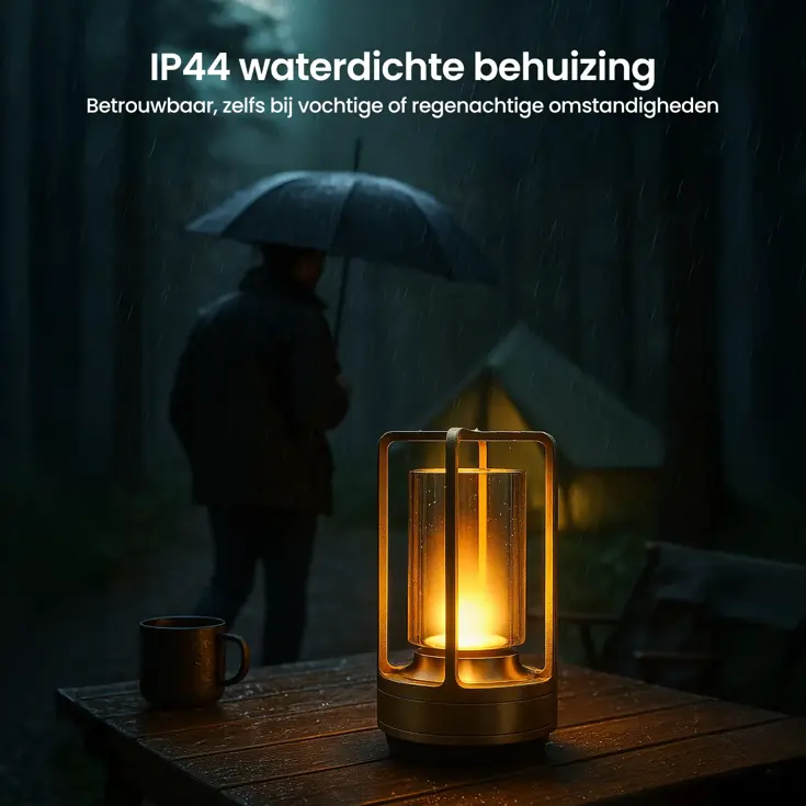 Lumina Tafellamp Oplaadbaar - 17.5cm - LED