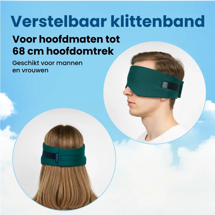 Katoenen Slaapmasker - Verduisterend - Verstelbaar