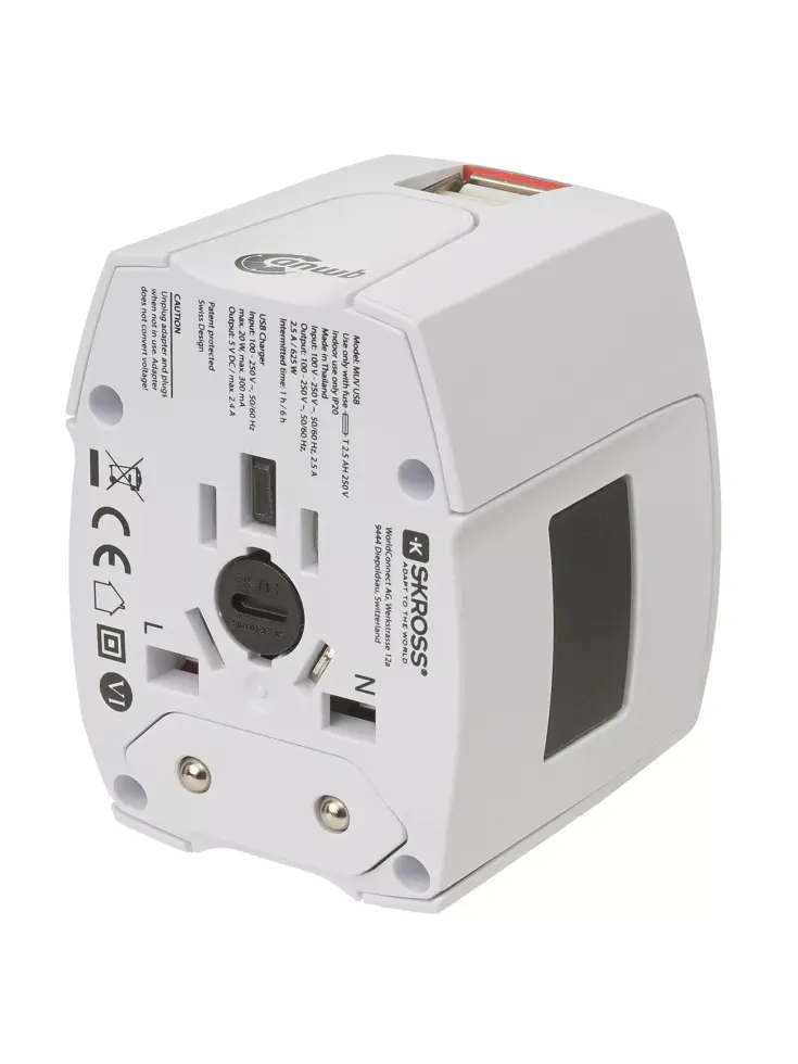 Wereldstekker MUV USB - ANWB