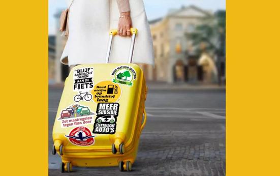 ANWB-koffer onderweg naar Prinsjesdag