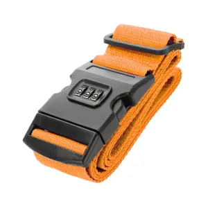 Kofferriem met cijferslot 180 cm – Oranje