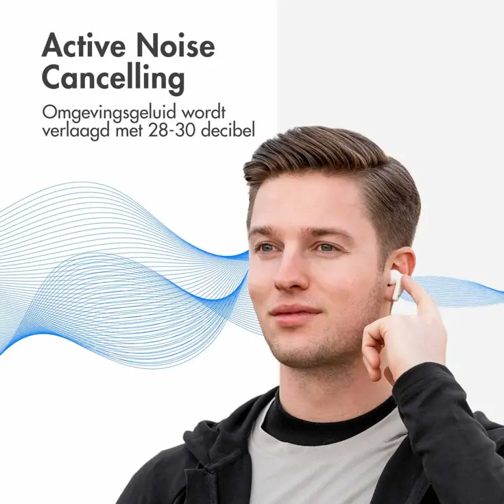 Bluetooth Oortjes met Active Noise Cancelling