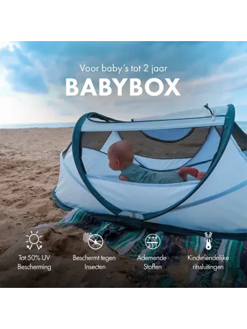 BabyBox Campingbedje - baby tentje - 50% UV