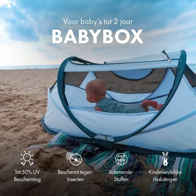 BabyBox Campingbedje - baby tentje - 50% UV