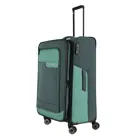 Travelite 4 wheel trolley l expandable Groen