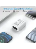 Travel Y40 - Wereldstekker - 170+ landen 4 USB-A