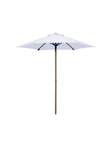 Parasol rond - Ø 200cm - wit