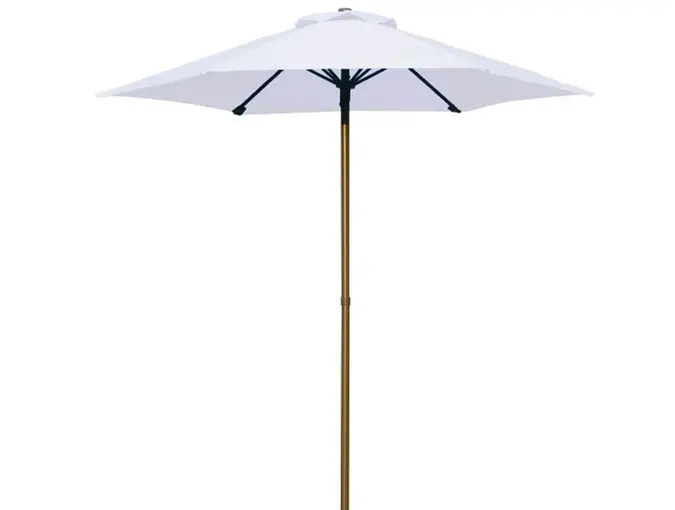Parasol rond - Ø 200cm - wit