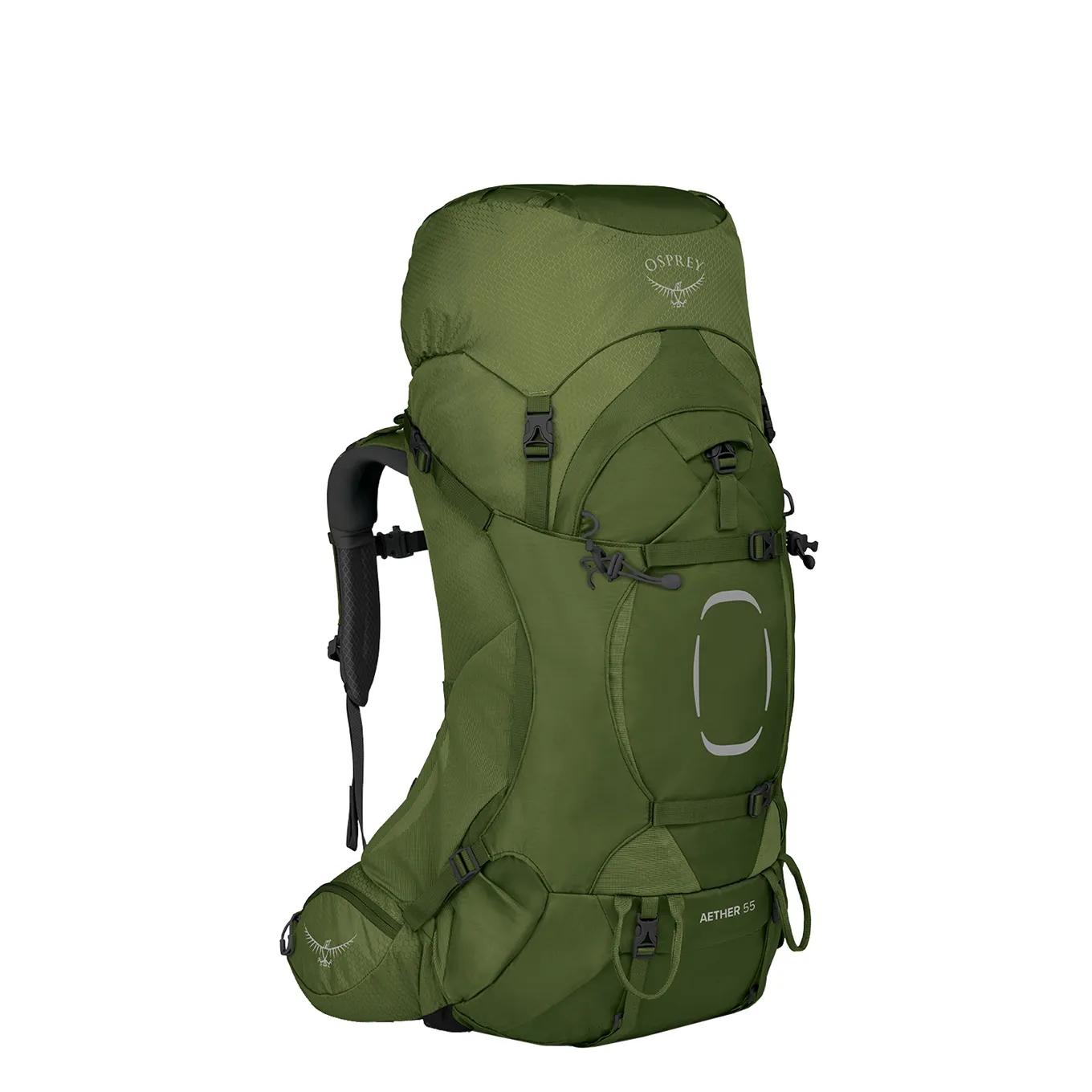 OSPREY  Aether 55 Backpack S/M mustard green  Groen main product image